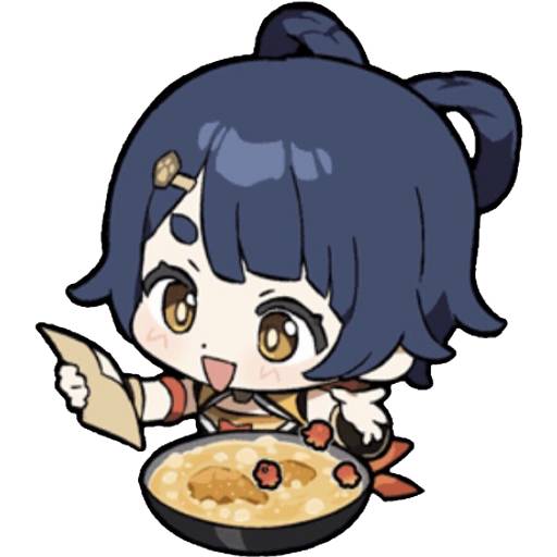 Набор стикеров Xiangling для WhatsApp 1