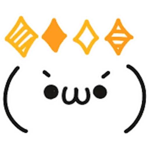 Набор стикеров 🍥(^_-)Caritas kawaii(^_-)🍥by Yessy для WhatsApp 11