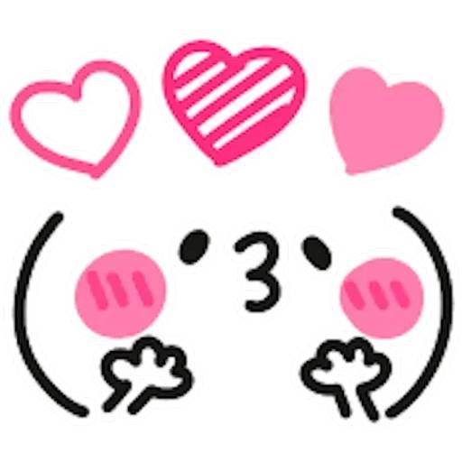 Набор стикеров 🍥(^_-)Caritas kawaii(^_-)🍥by Yessy для WhatsApp 2