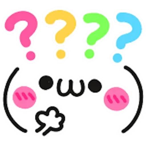 Набор стикеров 🍥(^_-)Caritas kawaii(^_-)🍥by Yessy для WhatsApp 25