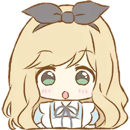 Набор стикеров Alice Emoji для WhatsApp 1