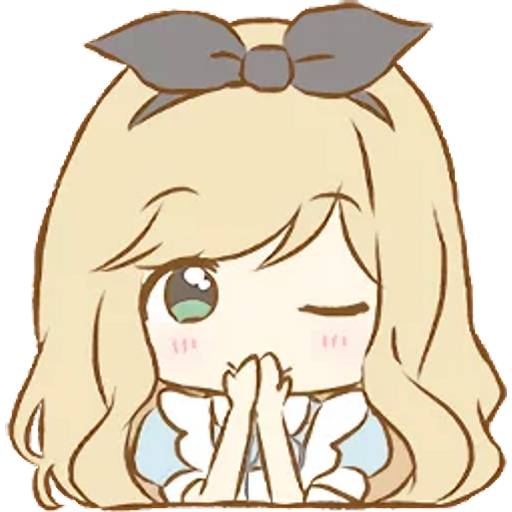 Набор стикеров Alice Emoji для WhatsApp 20
