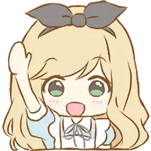 Набор стикеров Alice Emoji для WhatsApp 25