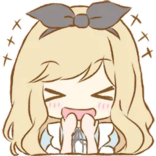 Набор стикеров Alice Emoji для WhatsApp 3