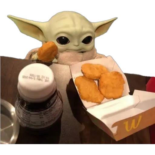 Набор стикеров BABY YODA для WhatsApp 24