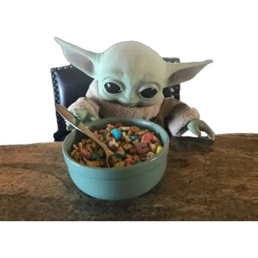 Набор стикеров BABY YODA для WhatsApp 25