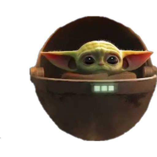 Набор стикеров BABY YODA для WhatsApp 29