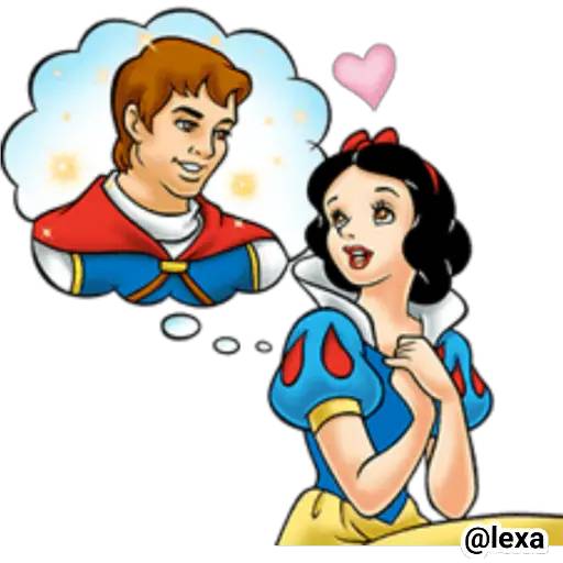 Набор стикеров 🕍Blanca Nieves🕍 для WhatsApp 13