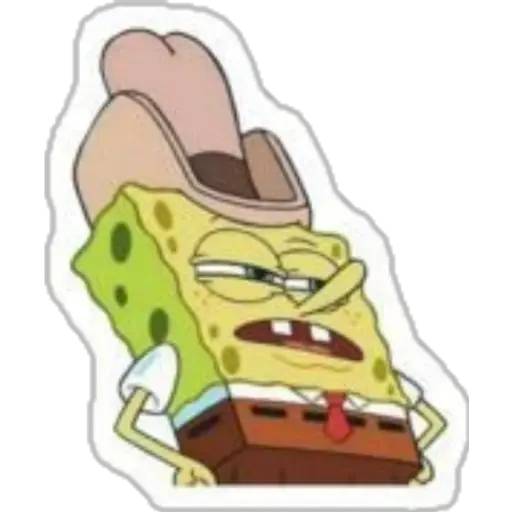 Набор стикеров Bob Esponja для WhatsApp 30