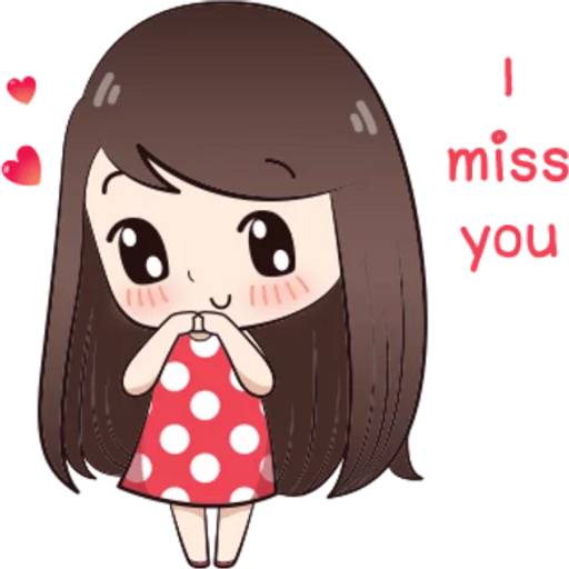 Набор стикеров Boobib Cute v1 для WhatsApp 14