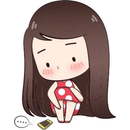 Набор стикеров Boobib Cute v1 для WhatsApp 30