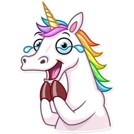 Набор стикеров BornToBeUnicorn для WhatsApp 1