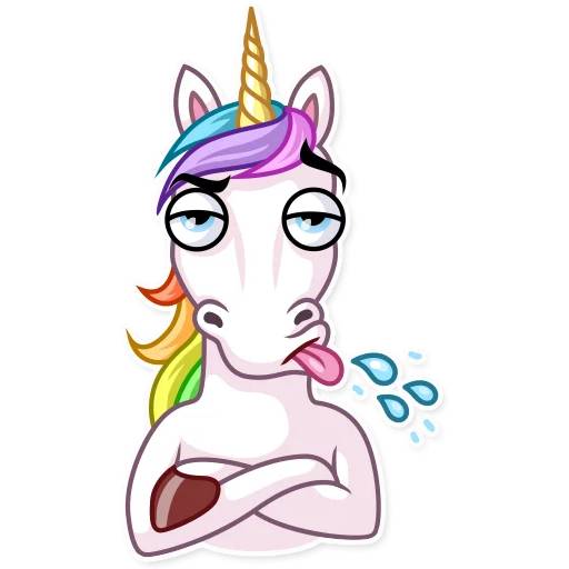Набор стикеров BornToBeUnicorn для WhatsApp 17