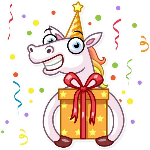 Набор стикеров BornToBeUnicorn для WhatsApp 20