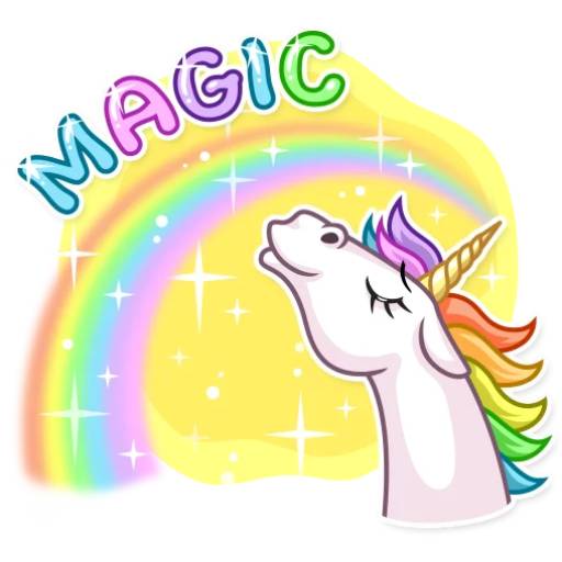 Набор стикеров BornToBeUnicorn для WhatsApp 25