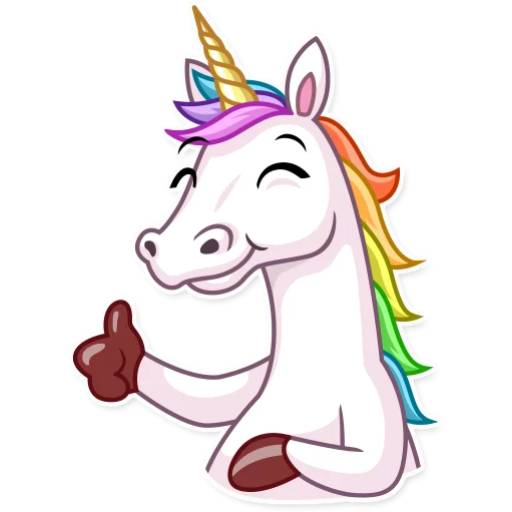 Набор стикеров BornToBeUnicorn для WhatsApp 3