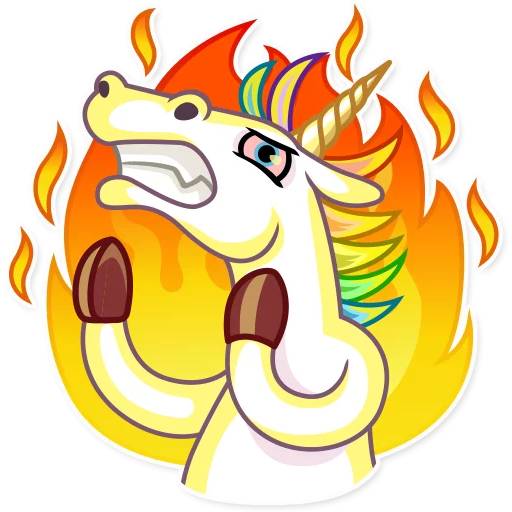 Набор стикеров BornToBeUnicorn для WhatsApp 30