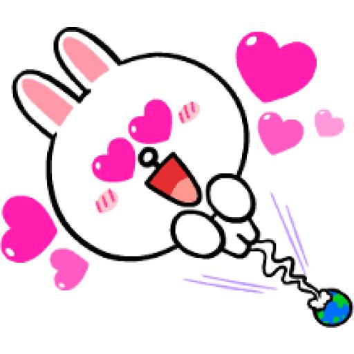 Набор стикеров Brown & Cony II для WhatsApp 12