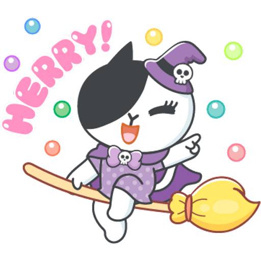 Набор стикеров BROWN & FRIENDS Halloween (English) 2 для WhatsApp 13