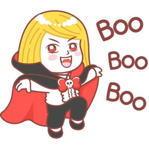 Набор стикеров BROWN & FRIENDS Halloween (English) 2 для WhatsApp 14