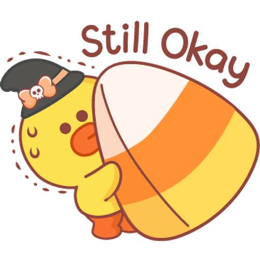 Набор стикеров BROWN & FRIENDS Halloween (English) 2 для WhatsApp 2