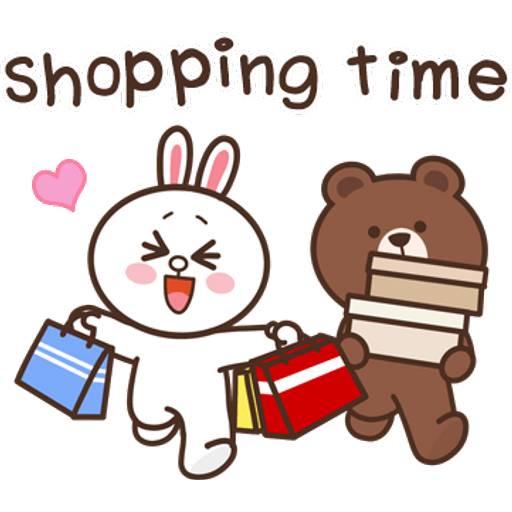 Набор стикеров BROWN & FRIENDS happy winter (EN) 1 для WhatsApp 17