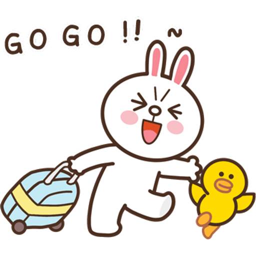 Набор стикеров BROWN & FRIENDS happy winter (EN) 2 для WhatsApp 14