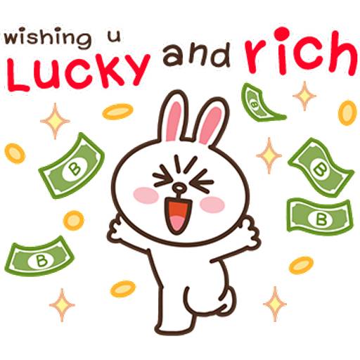 Набор стикеров BROWN & FRIENDS happy winter (EN) 2 для WhatsApp 15