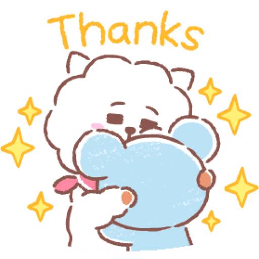 Набор стикеров BT21 Custom Part 2 для WhatsApp 13