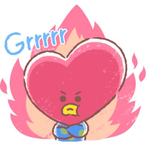 Набор стикеров BT21 Custom Part 2 для WhatsApp 17