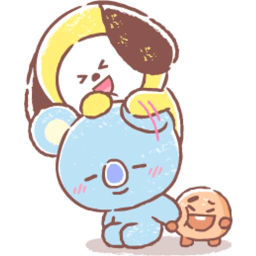 Набор стикеров BT21 Custom Part 2 для WhatsApp 21