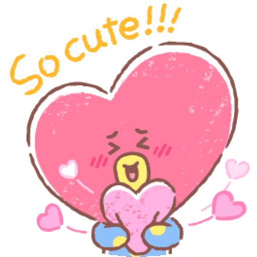 Набор стикеров BT21 Custom Part 2 для WhatsApp 23