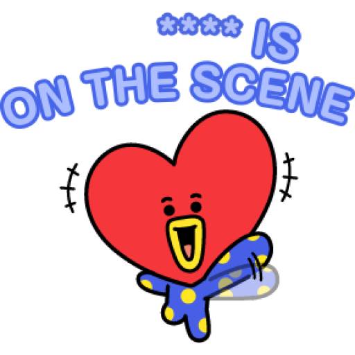 Набор стикеров BT21 Custom Part 2 для WhatsApp 3