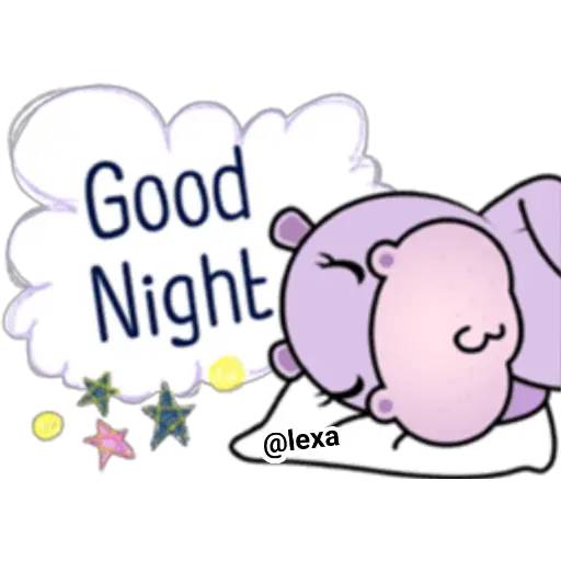 Набор стикеров 🦛 Cute hippo 🦛 для WhatsApp 11