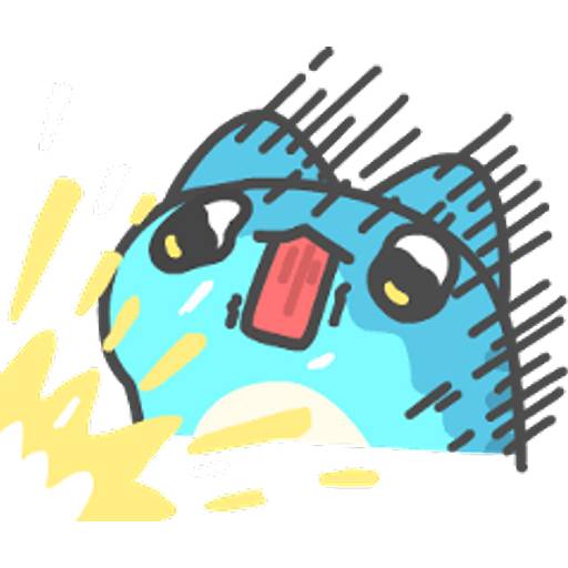 Набор стикеров 貓貓蟲咖波-奇怪表情篇 для WhatsApp 12