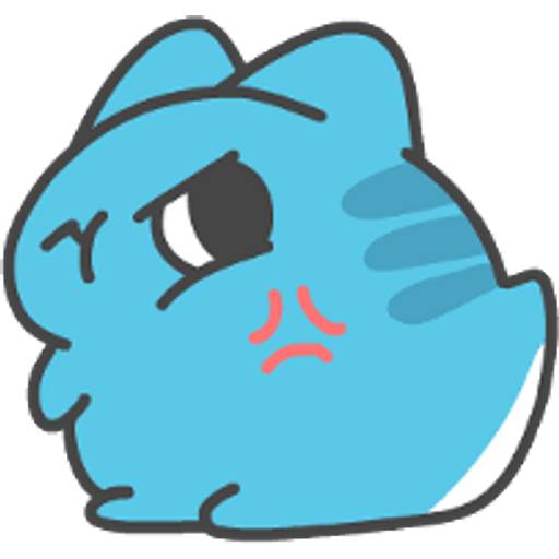 Набор стикеров 貓貓蟲咖波-奇怪表情篇 для WhatsApp 13