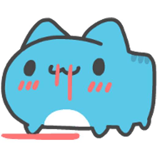 Набор стикеров 貓貓蟲咖波-奇怪表情篇 для WhatsApp 15