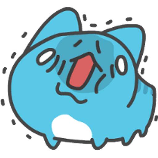 Набор стикеров 貓貓蟲咖波-奇怪表情篇 для WhatsApp 16