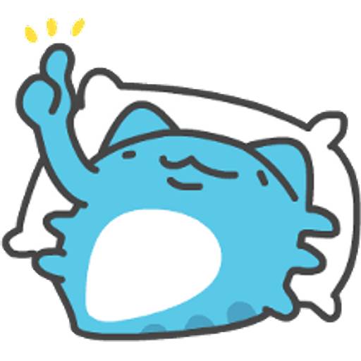 Набор стикеров 貓貓蟲咖波-奇怪表情篇 для WhatsApp 17