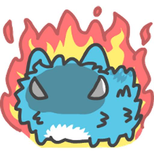 Набор стикеров 貓貓蟲咖波-奇怪表情篇 для WhatsApp 2