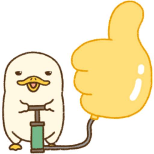 Набор стикеров duckoo для WhatsApp 5