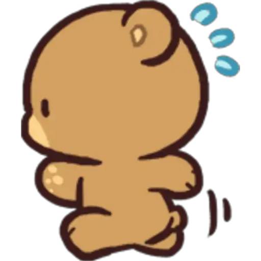 Набор стикеров 🍭Emote Milk and Mocha byYessy для WhatsApp 10