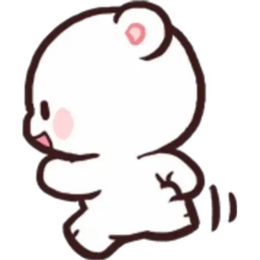 Набор стикеров 🍭Emote Milk and Mocha byYessy для WhatsApp 11