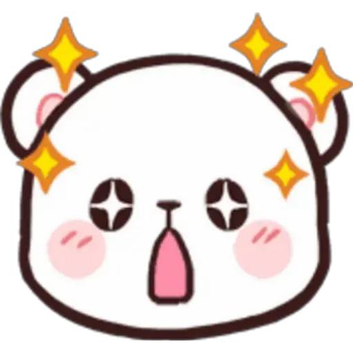 Набор стикеров 🍭Emote Milk and Mocha byYessy для WhatsApp 13