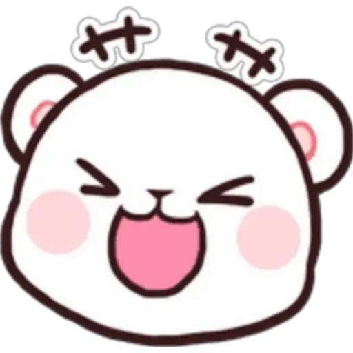 Набор стикеров 🍭Emote Milk and Mocha byYessy для WhatsApp 19