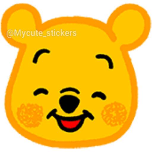 Набор стикеров 🍯Emoticones Whinnie Pooh🍯 для WhatsApp 1