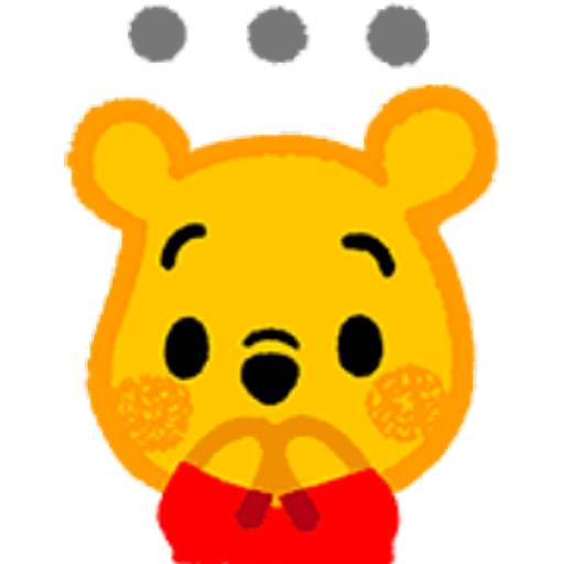 Набор стикеров 🍯Emoticones Whinnie Pooh🍯 для WhatsApp 11