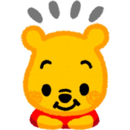 Набор стикеров 🍯Emoticones Whinnie Pooh🍯 для WhatsApp 12