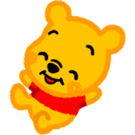 Набор стикеров 🍯Emoticones Whinnie Pooh🍯 для WhatsApp 19
