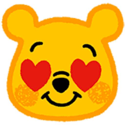 Набор стикеров 🍯Emoticones Whinnie Pooh🍯 для WhatsApp 2